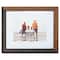 Expressions™ 5" x 7" Brown & Black Frame with Mat by Studio Décor®